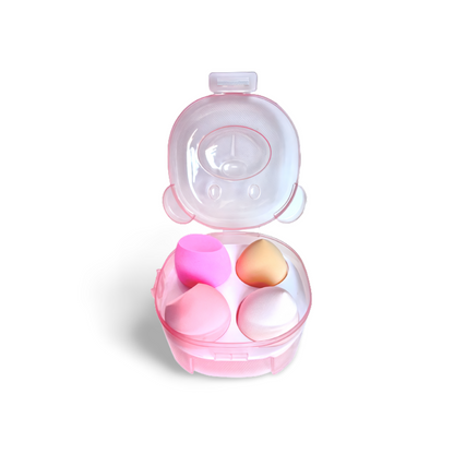 Huevera Oso + 4 Beauty Blenders Rosa